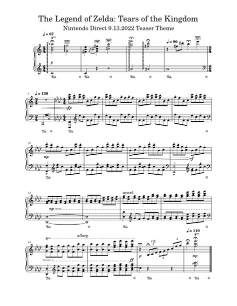 sheet music for piano 2022